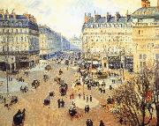 Camille Pissarro Winter afternoon, the French Theater Square oil painting artist